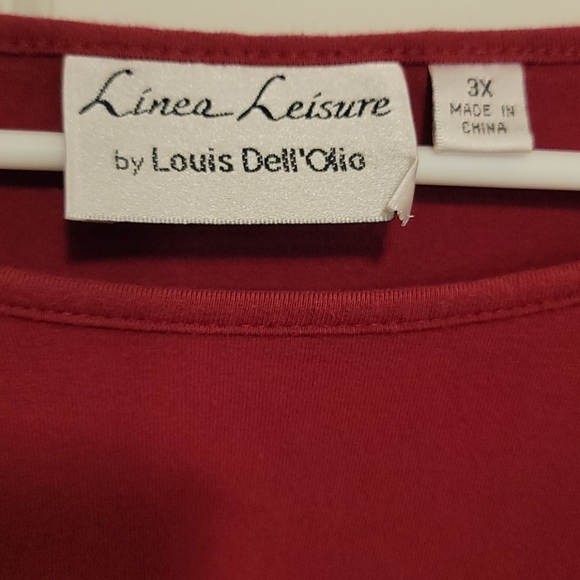 Cute brick red long sleeve top - Picture 3 of 4